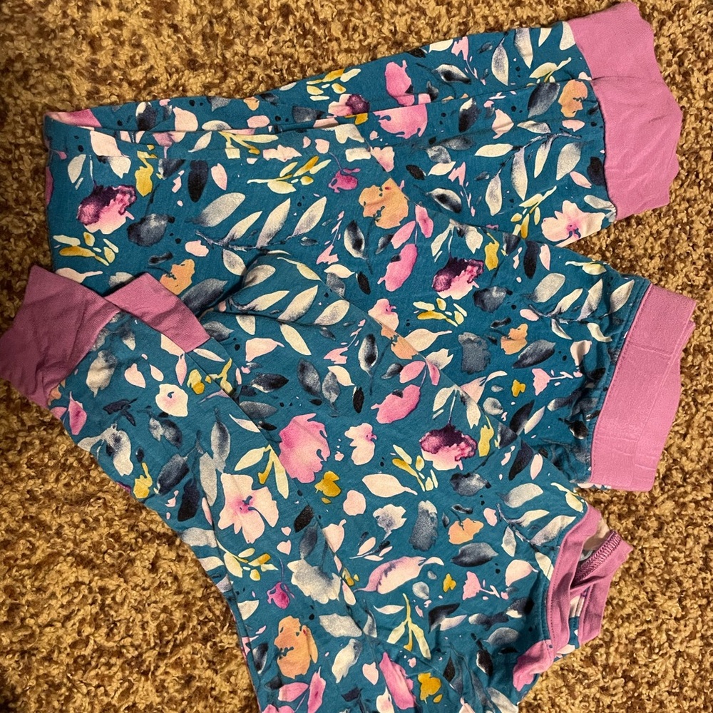 SOLD little sleepies jade floral